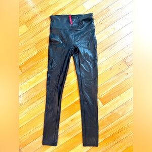 Small petite, spanx faux leather leggings